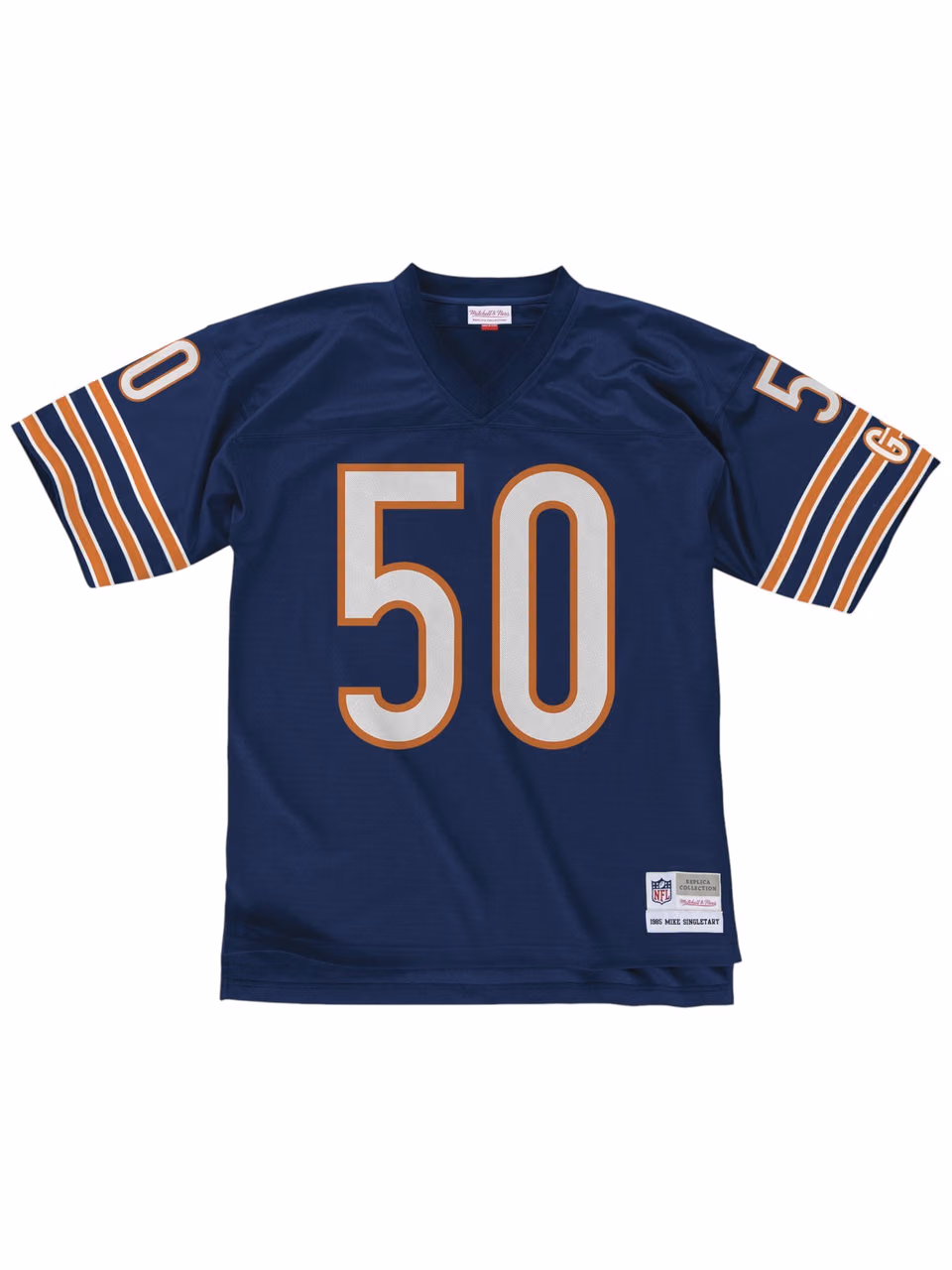 Mike Singletary #50 Chicago Bears 1985 Legacy Throwback NFL Jersey Navy view 2