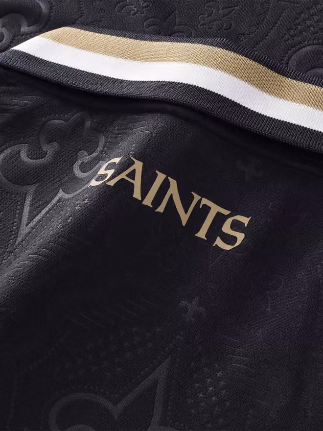New Orleans Saints 2026 Football x Football NFL Fan Jersey Black view 8