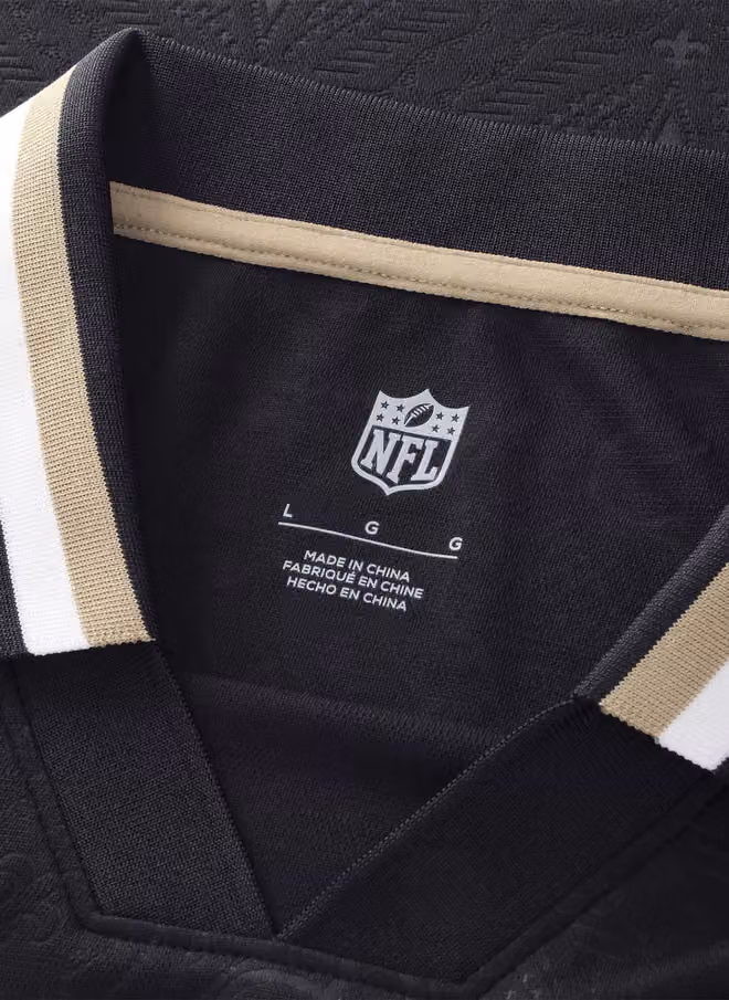 New Orleans Saints 2026 Football x Football NFL Fan Jersey Black view 4