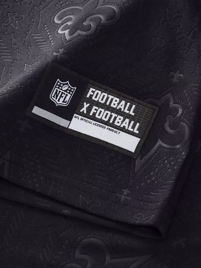 New Orleans Saints 2026 Football x Football NFL Fan Jersey Black view 9