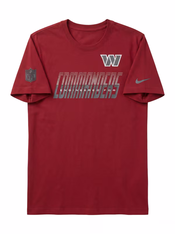 Washington Commanders 2026 NFL Sideline Team Issue Dri-Fit T-Shirt view 1