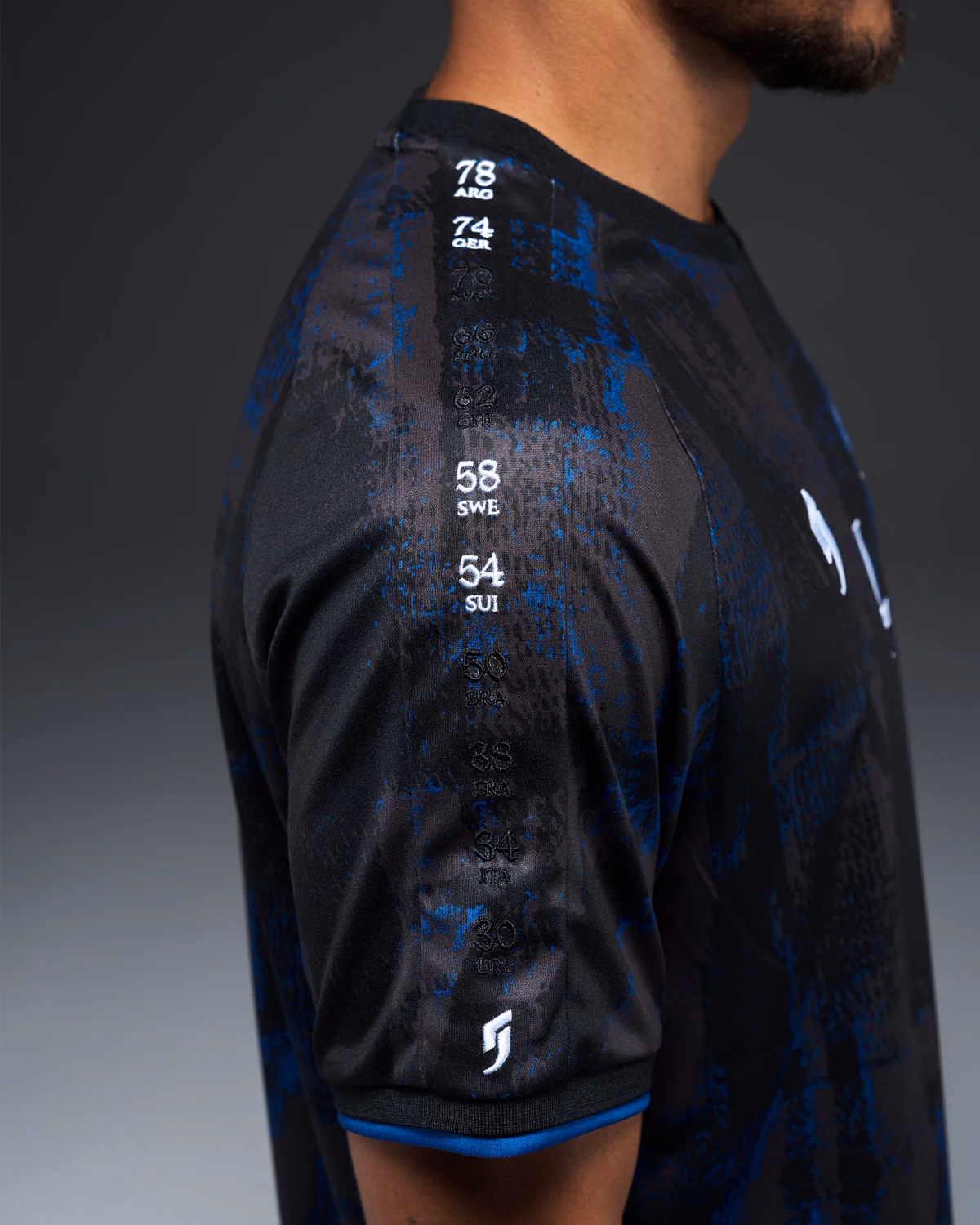 Jersevo Custom Personalized McFratm Heritage Jersey (2026WC Edition) right sleeve detail