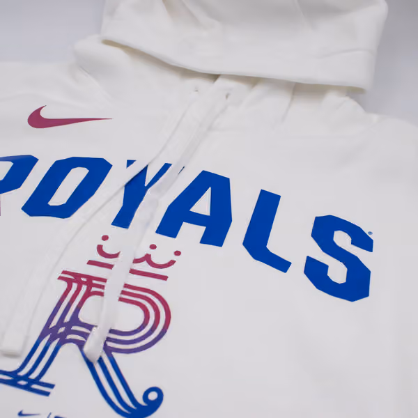 Kansas City Royals City Connect Club MLB Hoodie White view 3