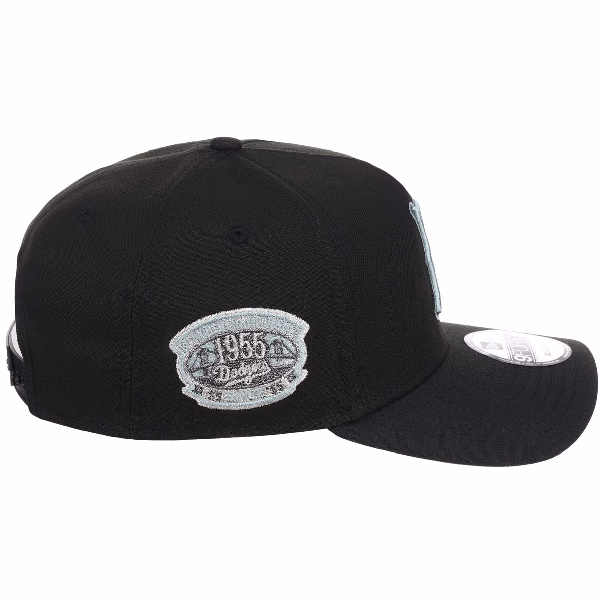 Brooklyn Dodgers MLB Alpine Snow New Era 9FORTY A-Frame detail view