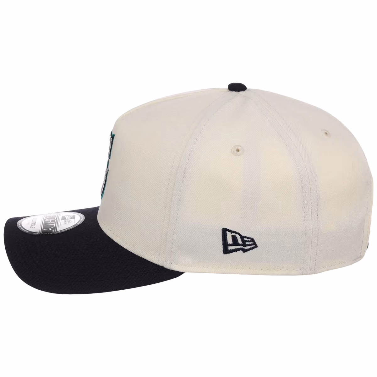 Seattle Mariners MLB Chrome OTC New Era 9FORTY A-Frame detail view