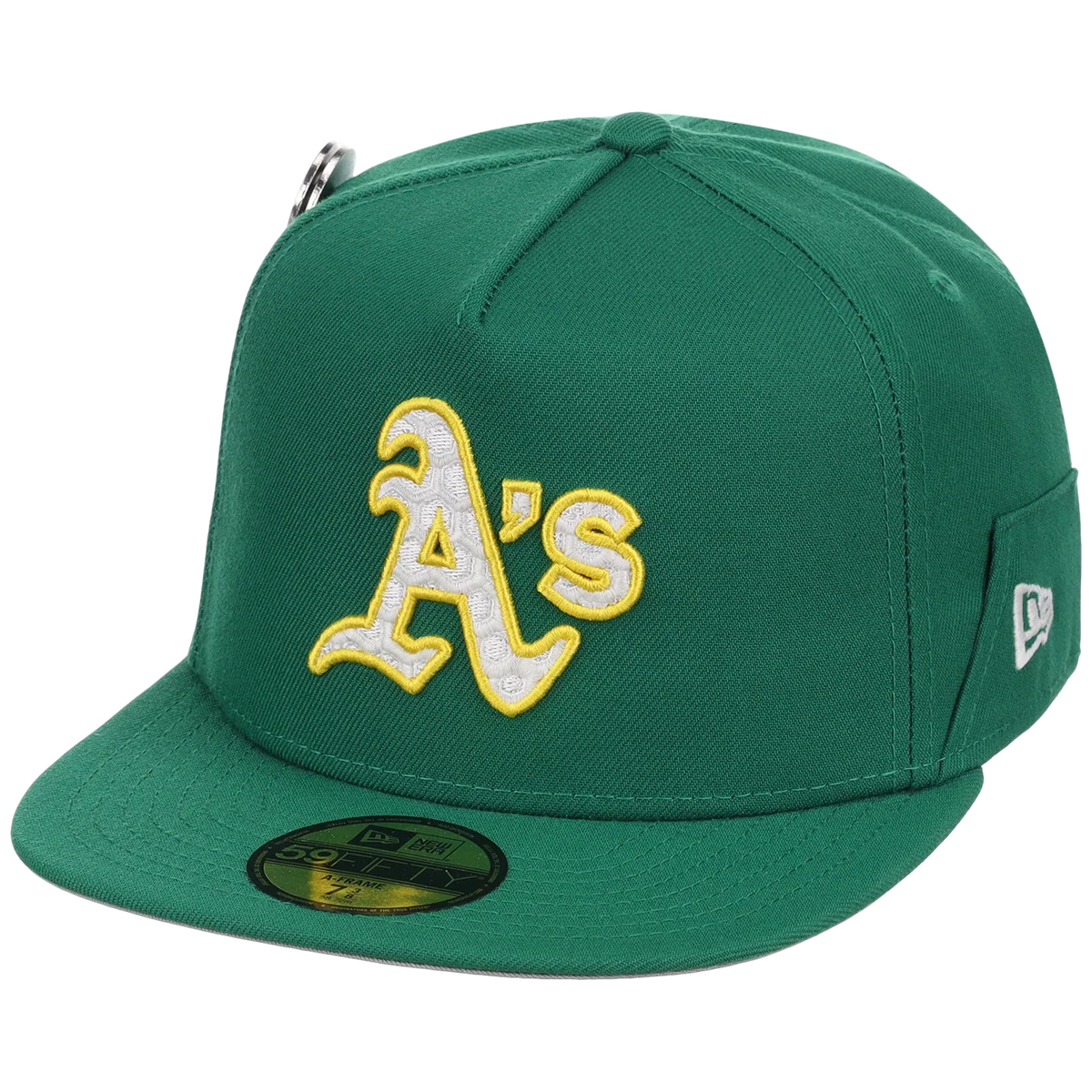 Oakland Athletics MLB Augusta Bloom New Era 59FIFTY w/ Golf Pin detail view