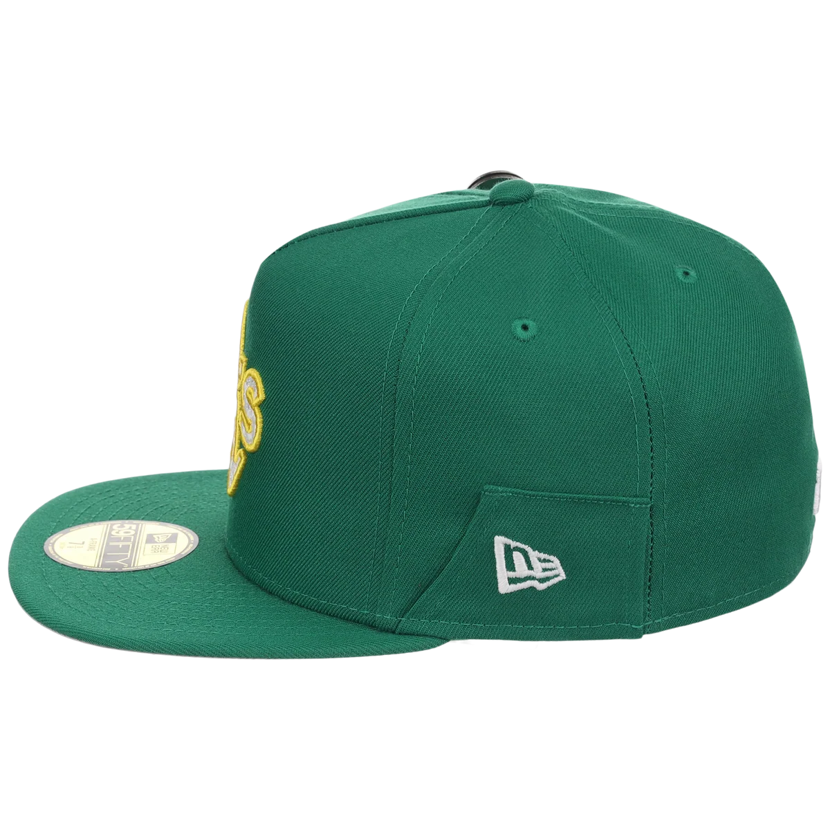 Oakland Athletics MLB Augusta Bloom New Era 59FIFTY w/ Golf Pin detail view