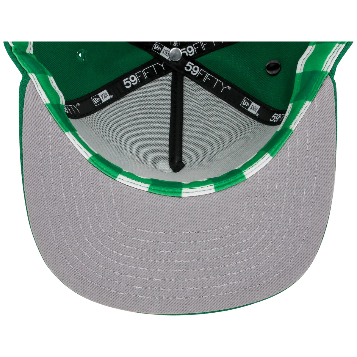Oakland Athletics MLB Augusta Bloom New Era 59FIFTY w/ Golf Pin back view