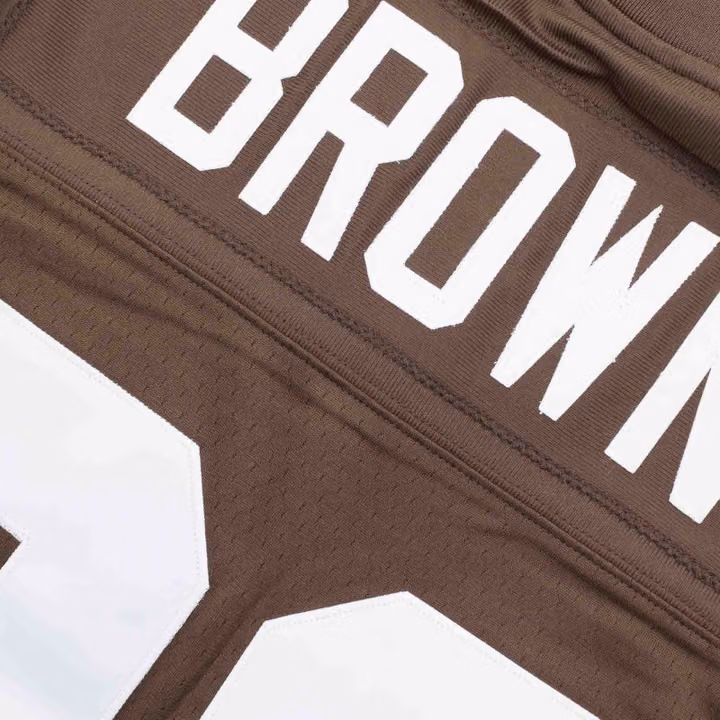 Jim Brown #32 Cleveland Browns 1963 Legacy Throwback NFL Jersey view 4