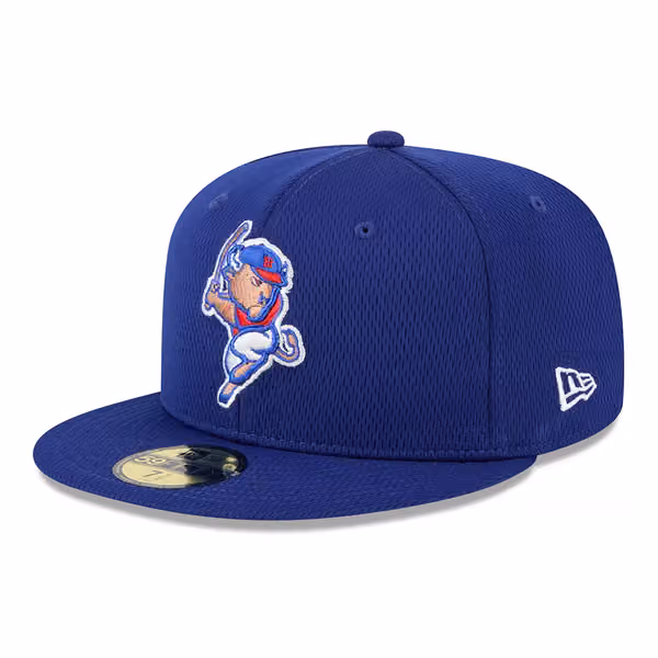 Buffalo Bisons MiLB Batting Practice Authentic 59FIFTY Fitted Cap Blue product photo