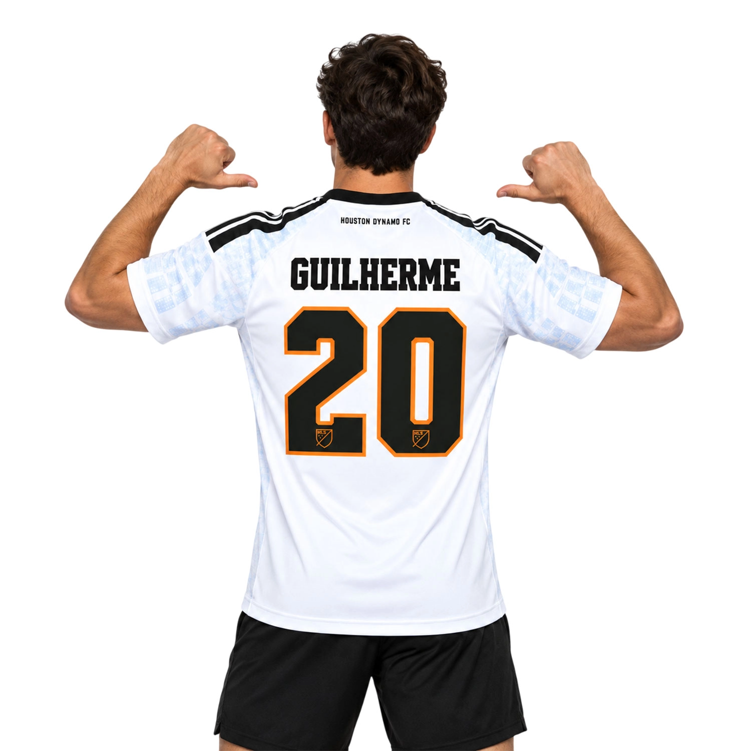 Guilherme Dynamo White Jersey Radiant Houston