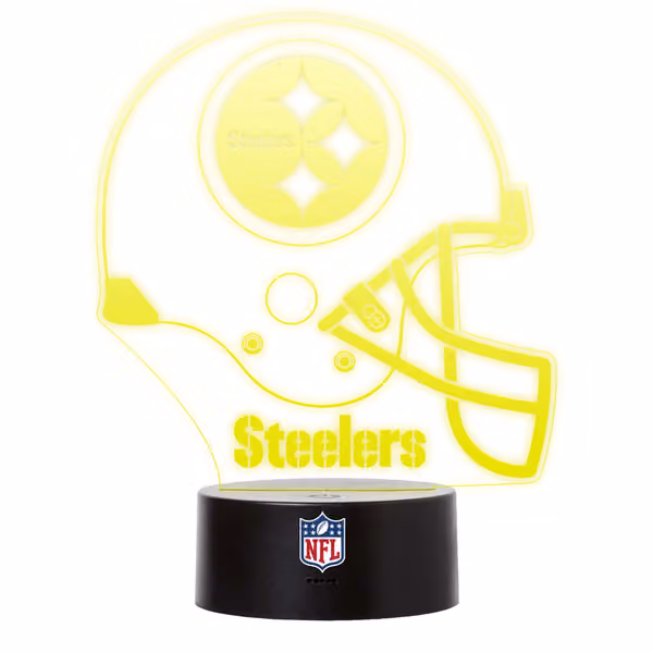 Pittsburgh Steelers NFL Helmet LED Sign view 2