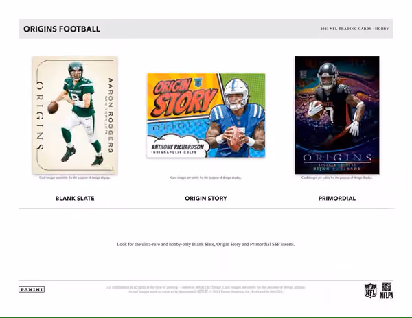 2023 Panini Origins NFL Football Hobby Box view 4