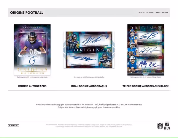 2023 Panini Origins NFL Football Hobby Box view 3