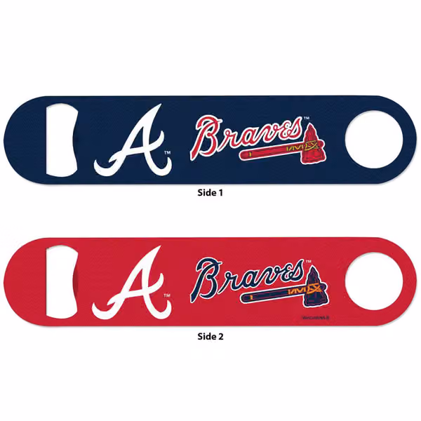 Atlanta Braves WinCraft Metal MLB Bottle Opener view 1