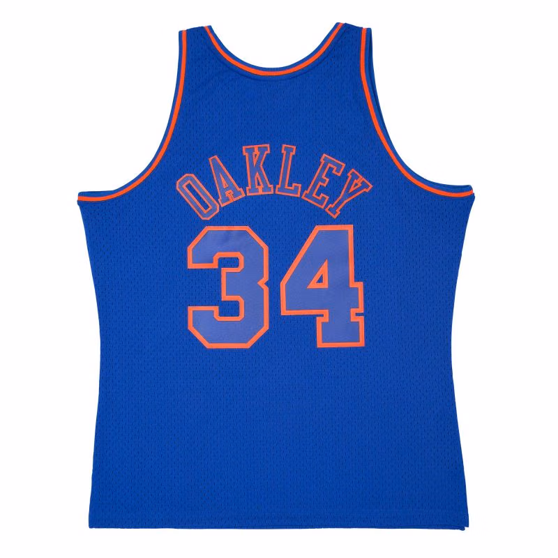 Charles Oakley #34 New York Knicks 1996-97 Mitchell & Ness Swingman NBA Jersey Alternate view 2