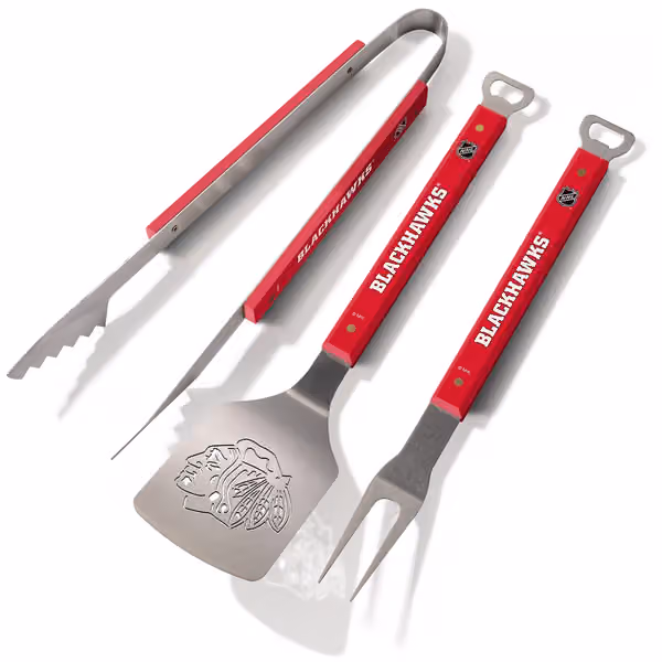 Chicago Blackhawks NHL Spirit Barbecue Set (3-Piece) view 1