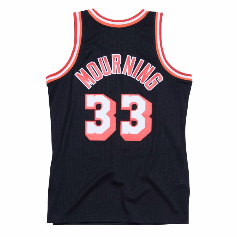 Alonzo Mourning #33 Miami Heat 1996-97 Mitchell & Ness Swingman NBA Jersey view 2
