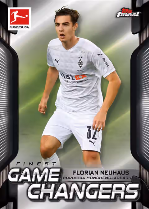 2020/21 Topps Finest Bundesliga Soccer Hobby Box view 6