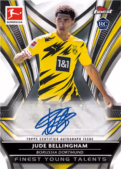 2020/21 Topps Finest Bundesliga Soccer Hobby Box view 2