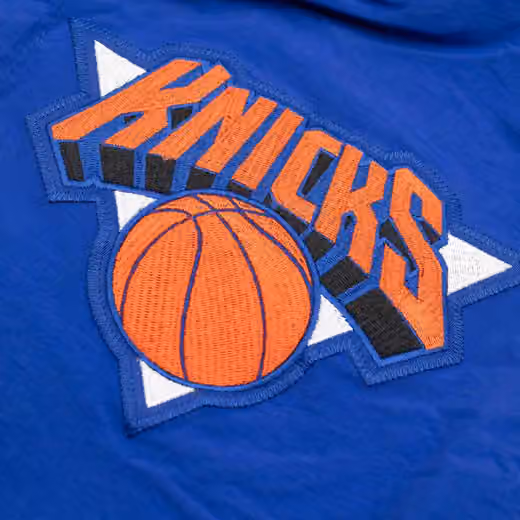 New York Knicks 1992-93 Authentic Warm Up NBA Jacket Blue view 3
