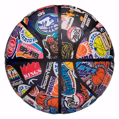 Wilson NBA Retro Hardwood Classics All Team Basketball (Size 7) view 6