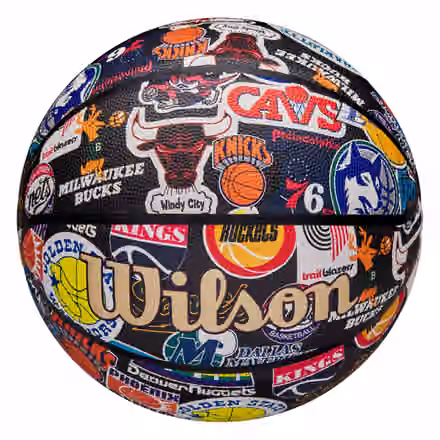 Wilson NBA Retro Hardwood Classics All Team Basketball (Size 7) view 3