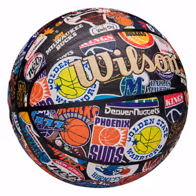 Wilson NBA Retro Hardwood Classics All Team Basketball (Size 7) view 4