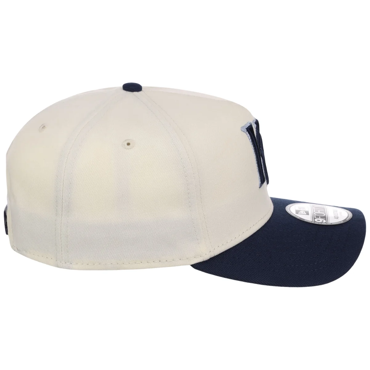 Kansas City Royals MLB Chrome x Navy FASHION CORE New Era 9FORTY A-Frame detail view