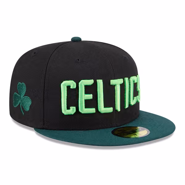 Boston Celtics 2024 NBA City Edition New Era 59FIFTY Fitted Cap product photo