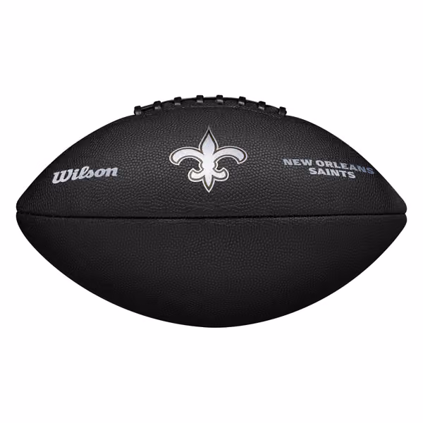 New Orleans Saints Wilson Metallic Premiere Full Size NFL Football view 6
