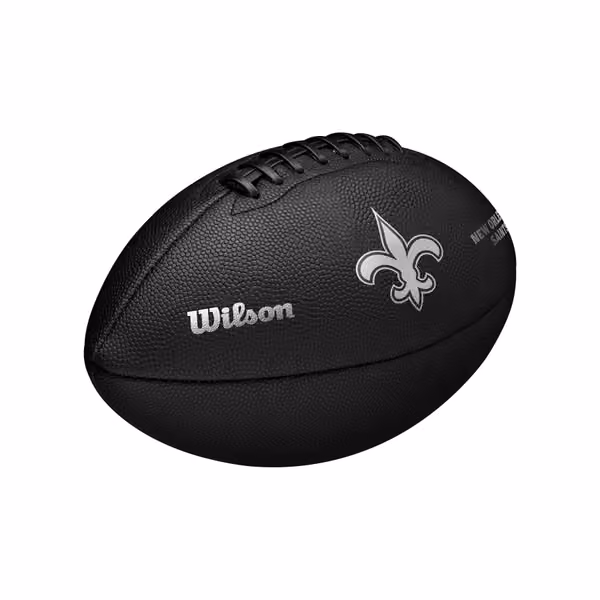 New Orleans Saints Wilson Metallic Premiere Full Size NFL Football view 5
