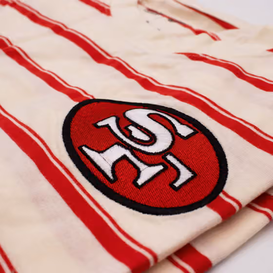 San Francisco 49ers Rewind Striped Club NFL T-Shirt view 3