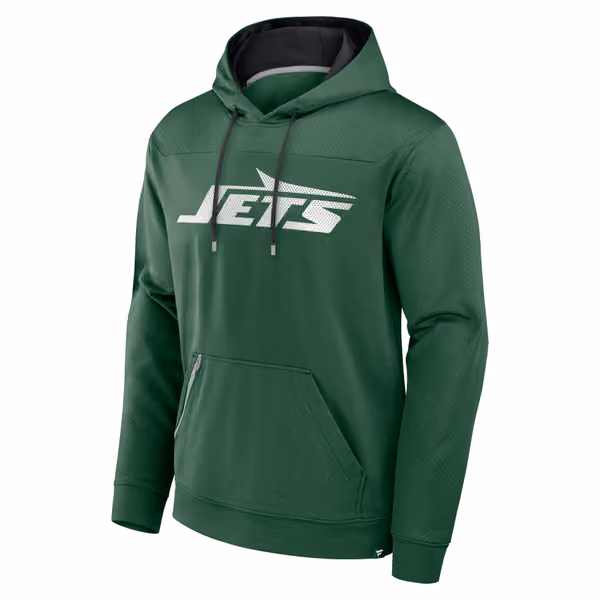 New York Jets Defender Dot Faded NFL Hoodie Green view 3