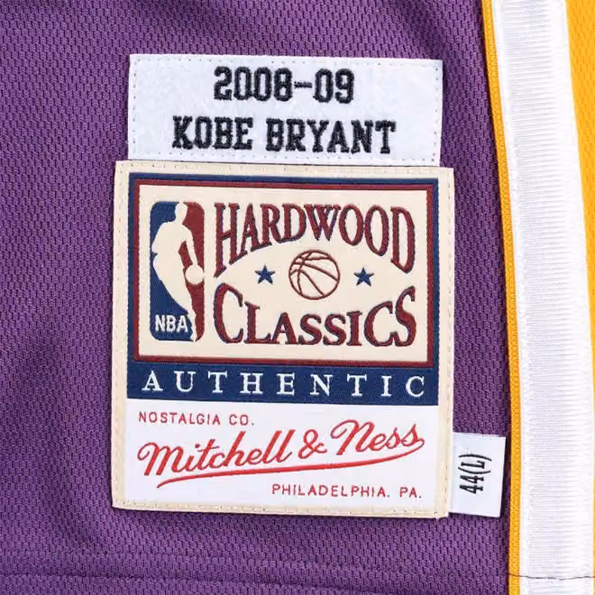 Kobe Bryant #24 Los Angeles Lakers 2008-09 Authentic NBA Jersey Purple view 3
