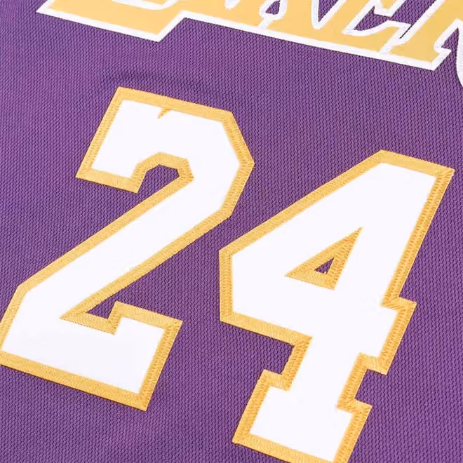 Kobe Bryant #24 Los Angeles Lakers 2008-09 Authentic NBA Jersey Purple view 5