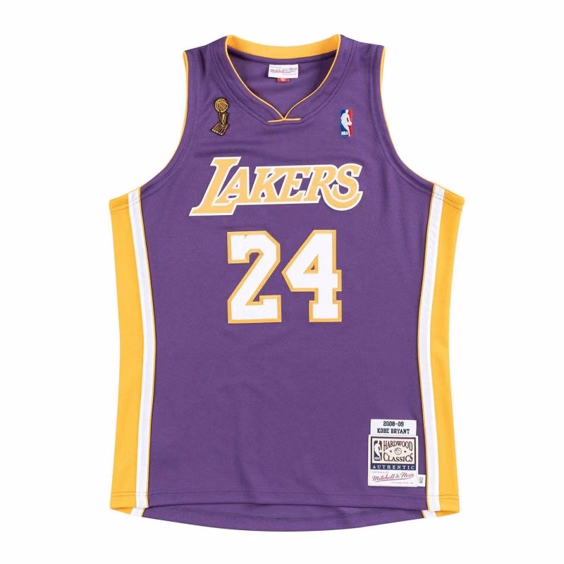 Kobe Bryant #24 Los Angeles Lakers 2008-09 Authentic NBA Jersey Purple view 1