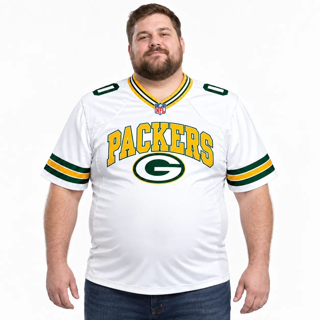 Green Bay Packers White New Jersey Beautiful Style
