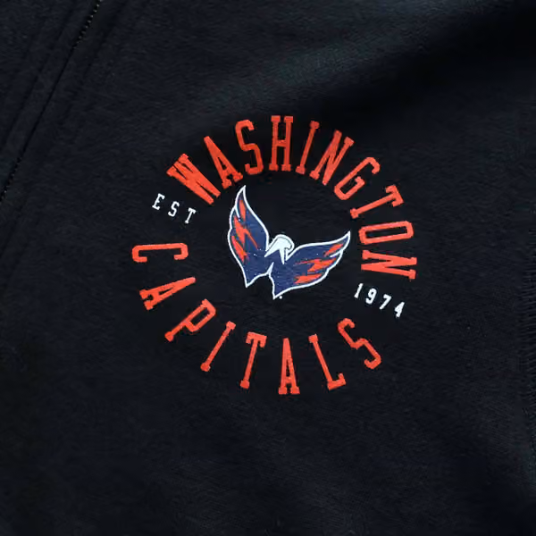Washington Capitals Line Full-Zip NHL Hoodie view 2