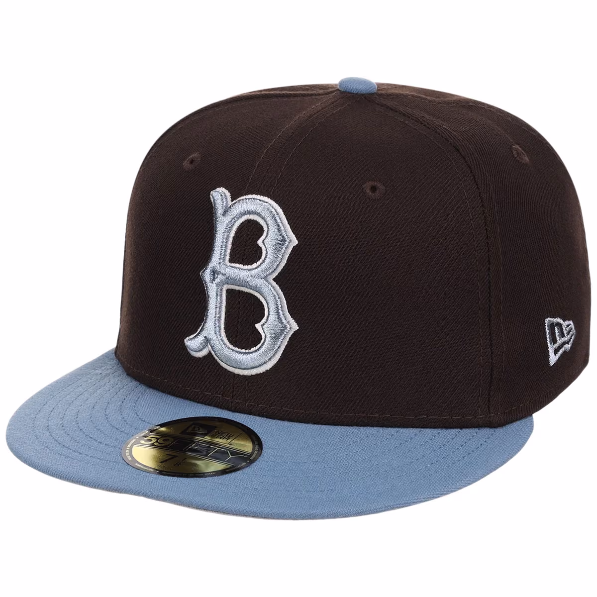 Brooklyn Dodgers MLB Driftwood Fade New Era 59FIFTY detail view