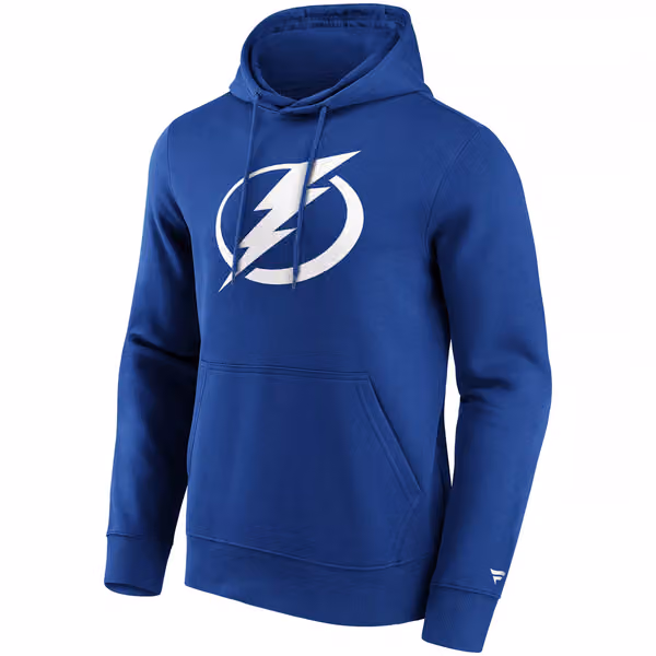 Tampa Bay Lightning Primary Logo NHL Hoodie Blue view 1