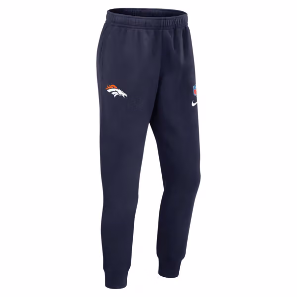Denver Broncos 2024 NFL Sideline Nike Club Sweat Pants Navy view 3