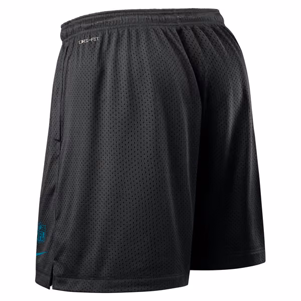 Jacksonville Jaguars 2025 NFL Sideline Reversible Mesh Nike Dri-FIT Shorts Black view 3