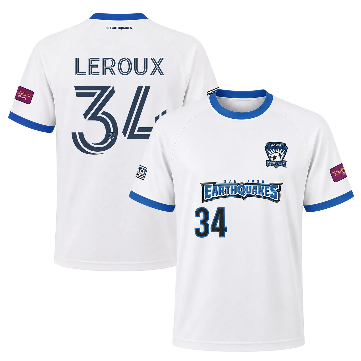 SJ Earthquakes Jersey Beau Leroux – Epic Fan Apperal