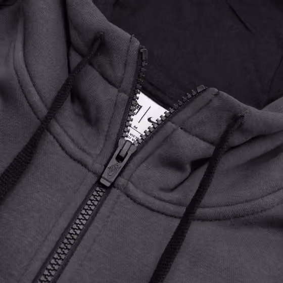 Las Vegas Raiders Playbook NFL Full-Zip Fleece Hoodie Anthracite view 4