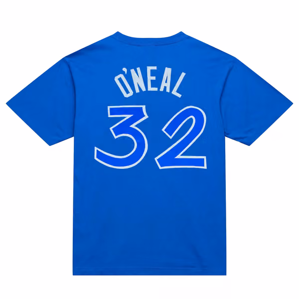 Shaquille O'Neal #32 Orlando Magic Player NBA T-Shirt Blue view 2