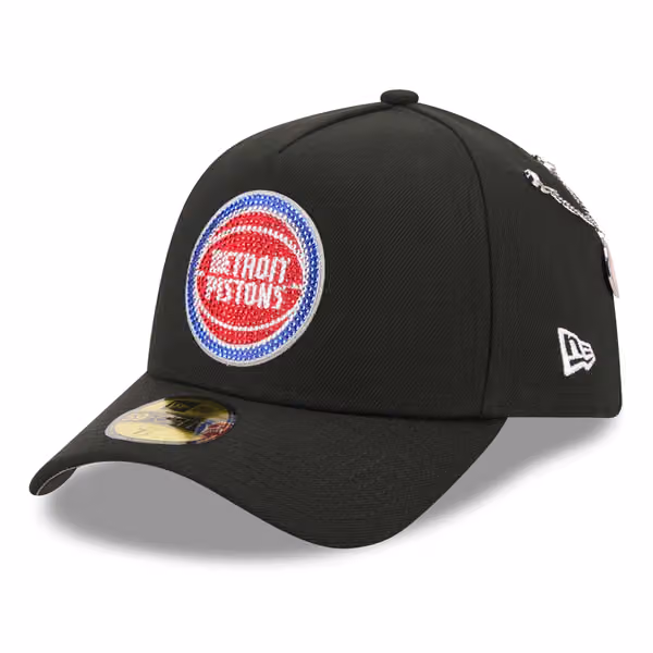 Detroit Pistons 2026 NBA Draft On-Stage Crystal 59FORTY A-Frame Fitted Cap Black product photo