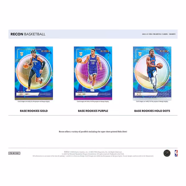 2022/23 Panini Recon Basketball NBA Hobby Box view 4