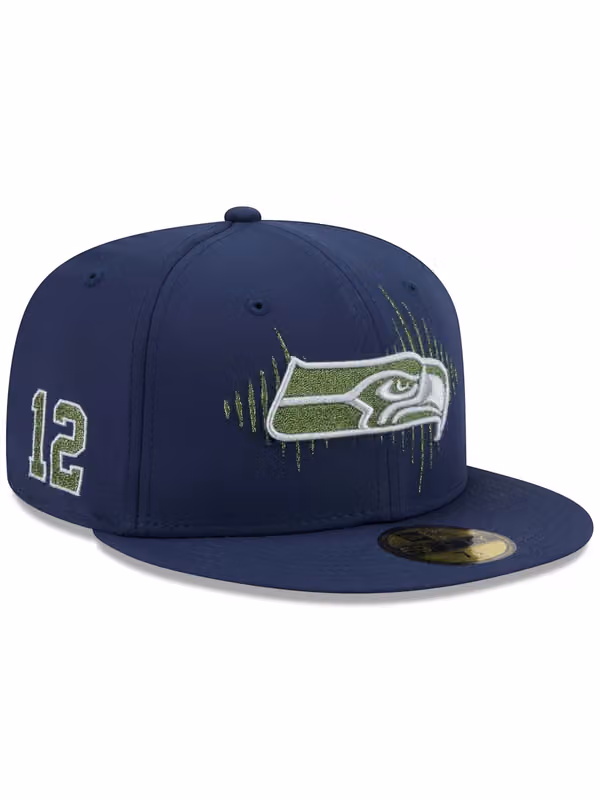Seattle Seahawks 2026 NFL Rivalries Sideline 59FIFTY Fitted Cap Navy product photo