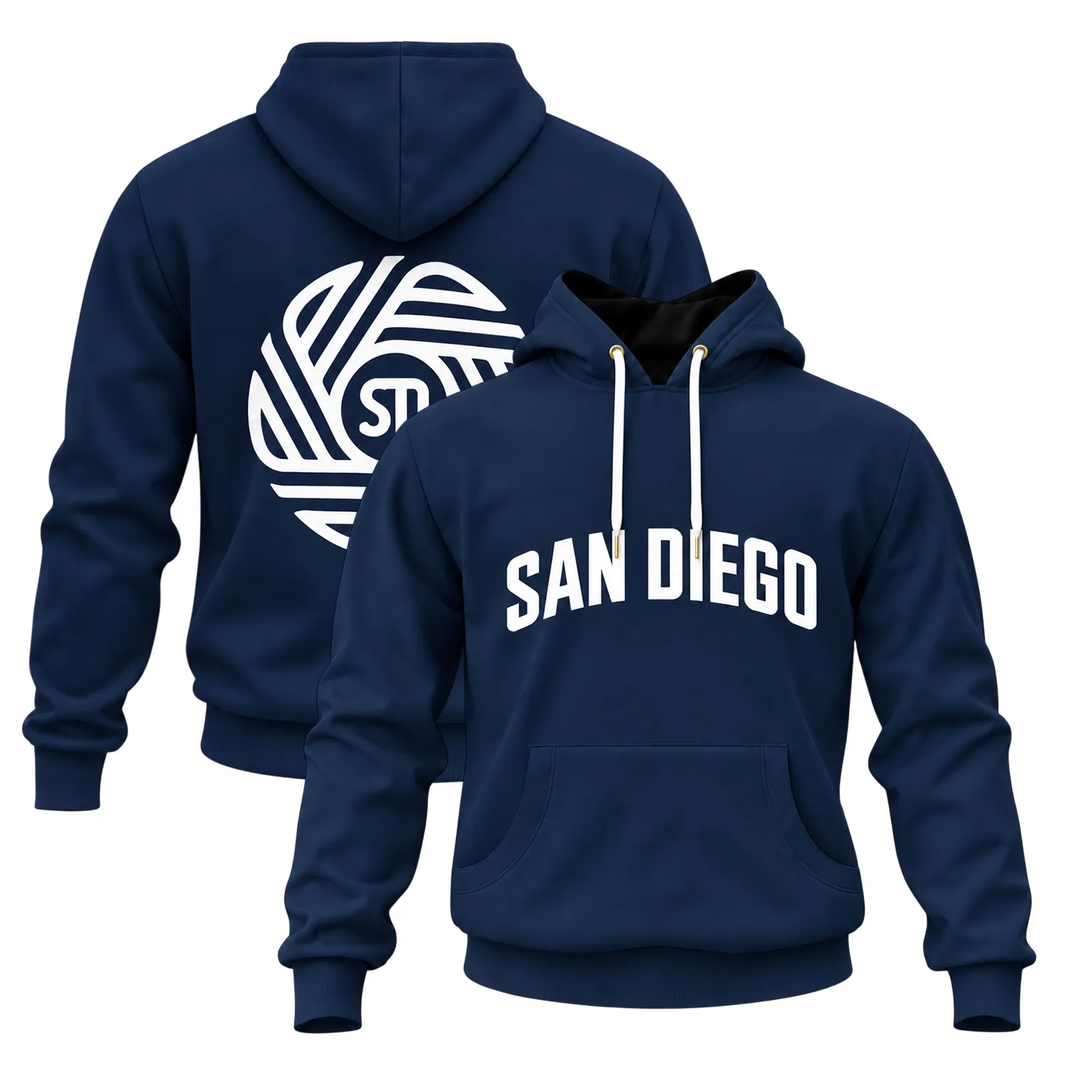 Navy San Diego Hoodie Legendary Team Spirit